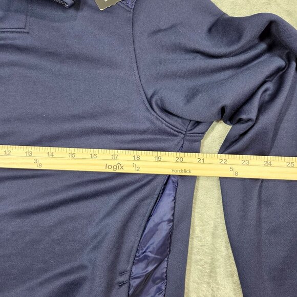 Under Armour Jacket Mens Medium Navy Blue Command 1/4 Zip Pullover 1360712 NEW - Picture 7 of 8